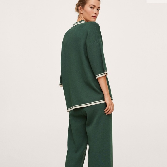 [SOLD] NWT Mango Oversized knitted polo shirt - Picture 5 of 7